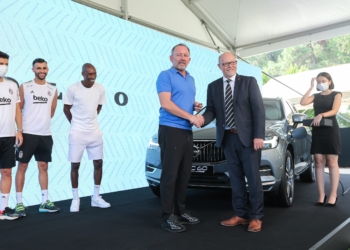 Beşiktaş takımına elektrikli Volvo
