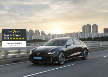 IONIQ 6’ya güvenlikten 5 yıldız