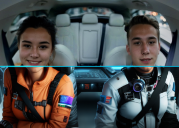 Togg’dan selfie çekip paylaşan dikiz aynası